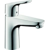 Image de Mitigeur de lavabo 100 sans tirette ni vidage bas débit chromé