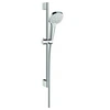 Image de Set de douche Multi EcoSmart 9 l/min avec barre Unica'Croma 65 cm blanc/chromé Croma Select E