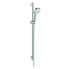 Image de Set de douche Vario EcoSmart 9 l/min avec barre Unica'Croma 90 cm blanc/chromé Croma Select S