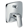 Image de Façade mitigeur bain douche encastré 2 sorties Logis chromé