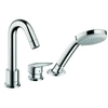 Image de Robinet mitigeur bain douche 3 trous Logis chromé