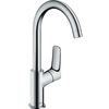 Image de Mitigeur lavabo Logis 210 bec haut avec tirette et vidage synthétique chromé