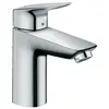 Image de Mitigeur lavabo Logis 100, bonde Push-Open chromé