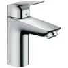 Image de Mitigeur lavabo Logis 100 CH3 CoolStart avec tirette et vidage synthétique chromé