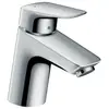 Image de Mitigeur lavabo Logis 70, bonde Push-Open chromé