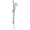 Image de Set de douche Vario avec barre Unica'Croma 65 cm blanc/chromé Croma Select S