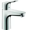 Image de Mitigeur lavabo Focus 100 CoolStart Chromé avec tirette et vidage