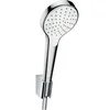 Image de Ensemble support mural et douchette 1jet avec flexible de douche 125 cm blanc/chromé Croma Select S