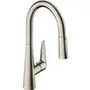 Image de Robinet de cuisine avec douchette Talis M51 200 2 jets aspect acier inox