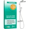 Image de hansgrohe Crometta S - Colonne de douche avec mitigeur thermostatique, douche pluie 240 mm avec robinet, douchette, support, flexible de douche, barre et douche de tête ronde 1 jet, Chromé, 27267000 en occasion ou reconditionné