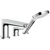 Image de Robinet mitigeur bain douche Talis E 3 trous chromé
