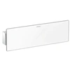 Image de Support pommeau de douche avec raccordement Fixfit avec tablette 30 cm blanc et chromé