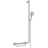 Image de hansgrohe Raindance Select S Set de douche 120 3 jet avec barre Unica'Comfort110 cm et poignée d'appui à gauche, chromé, 26326000 en occasion ou reconditionné