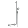 Image de Set de douche 120 3jet avec barre Unica'Comfort110 cm et poignée d'appui à gauche chromé Raindance Select S