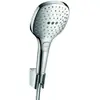 Image de Ensemble support mural et douchette 120 3jet avec flexible de douche 125 cm chromé Raindance Select E