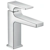 Image de Mitigeur lavabo Metropol 110 poignée manette, avec tirette et vidage chromé