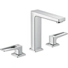 Image de Mélangeur lavabo 160 3 trous poignée étrier chrome