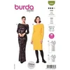 Image de Patron 6068 - Robe, robe de soirée ? silhouette ajustée ? avec décolleté dos du 34 au 44 - Model FR 34-44