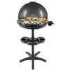 Image de 061600 Vg325 Grill Bbq - 2200 W - Plaque De Cuisson Xxl Diametre 48 Cm - Noir Et Gris