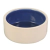 Image de Ecuelle Céramique, 2,1 L/Ø 22 Cm, Crème/Bleu - 2451 - Mon Animalerie
