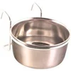 Image de Ecuelle inox avec support - 300ml - O9cm - Pour perroquet et perruche