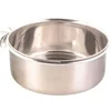 Image de Ecuelle Inox Avec Vis De Fixation, 300 Ml/Ø 9 Cm - Mon Animalerie