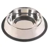 Image de Gamelle 2.7L ø 32cm,en acier inox antidérapante, pour chien - - TR-24855