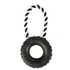 Image de Roue Avec Corde, Caoutchouc Naturel , Ø 15 Cm/31 Cm - Mon Animalerie