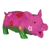 Image de Cochon Avec Fleurs, Avec Son Original, Latex, 20 Cm - Mon Animalerie