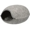 Image de Abri douillet Luna 40 x 24 x 46 cm - Gris clair - Pour chien