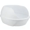 Image de Bac A Litiere Simao - Haut Rebord - 48 × 30 × 58 Cm - Blanc