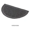 Image de Tapis Pour Bac Á Litière, Semi-Circulaire, Pvc, 59 × 35 Cm, Anthracite - 40385 - Mon Animalerie