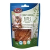 Image de Bouchées de poulet à l'herbe à chat 50 gr pour chat