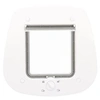 Image de Chatiere - 4 positions - Pour porte verre - 27 x 26 cm - Blanc