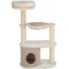 Image de TRIXIE Arbre à chat Alessia multi-niveaux   Gris clair et sable   114 cm en occasion ou reconditionné