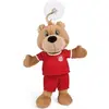 Image de Peluche ours avec maillot de football et capuche à ventouse Nici FC Bayern Berni Marron 20 cm 49072