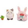 Image de Mymochi - Peluche Chat Angy 8cm Avec Costume De Cactus Ou De Lapin