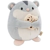 Image de Peluche Hamster Shai avec biscuit 16 cm