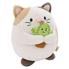 Image de Chat en peluche angy 27 cm avec cactus