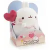 Image de Peluche avec ballon en forme de coeur dans une boîte cadeau Nici Molang Rouge 16 cm 61673