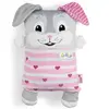 Image de Peluche lapin réversible Nici Pibu Gris 30x20 cm 62294