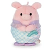 Image de Peluche Cochon Onk avec coquillage et costume sirene 8 cm