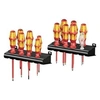 Image de Kraftform Big Pack 100 VDE Jeu de tournevis 14 pièces vis à fente, cruciforme Phillips, TORX, vis Pozidriv