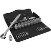 Image de Wera 05004077001 8100 SC 7 Jeu cliquet Zyklop Metal avec carré mâle traversant, à carré 1/2 , métrique, 28 pièces en occasion ou reconditionné