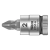 Image de 8755 A 05003354001 vis Pozidriv Douille-embout PZ 2 1/4 (6.3 mm)