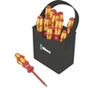 Image de Jeu de tournevis Kraftform 2go 100 VDE 11 pièces vis à fente, vis Pozidriv, cruciforme Phillips, 6 pans intérieurs (TX)