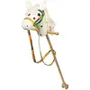 Image de Cheval à bascule chatoyant goki Blanc 95 cm S7116