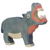 Image de Figurine en bois Hippopotame
