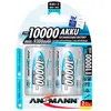 Image de Ansmann 1x2 Piles Rechargeables Nimh Mono D De 10000 9300mah