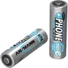 Image de ANSMANN Piles AA 1300 mAh NiMH 1,2 V Rechargeables (Lot de 2)   Piles Rechargeables pour téléphone sans Fil, babyphone, Talkie-walkie, etc.   Accumulateurs AA livrés pré-chargés en occasion ou reconditionné